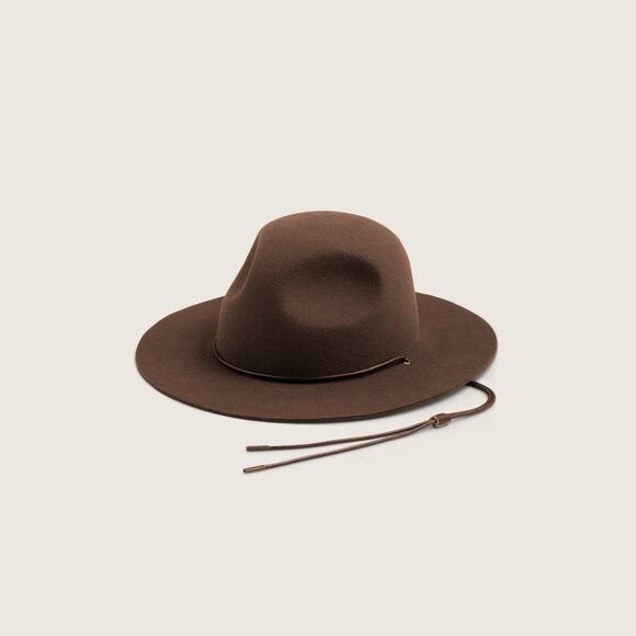 Will + Bear Woodley Scout Hat With Lanyard in Auburn Size S main image 8